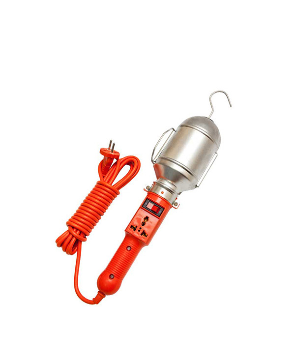 

Светильник переносной UNIVersal 60 Вт E27 220 В 5 м c выключателем и вилкой IP20 (966U-0205), Оранжевый