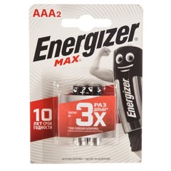 Батарейка ENERGIZER LR03 ААА BL2 Max E92