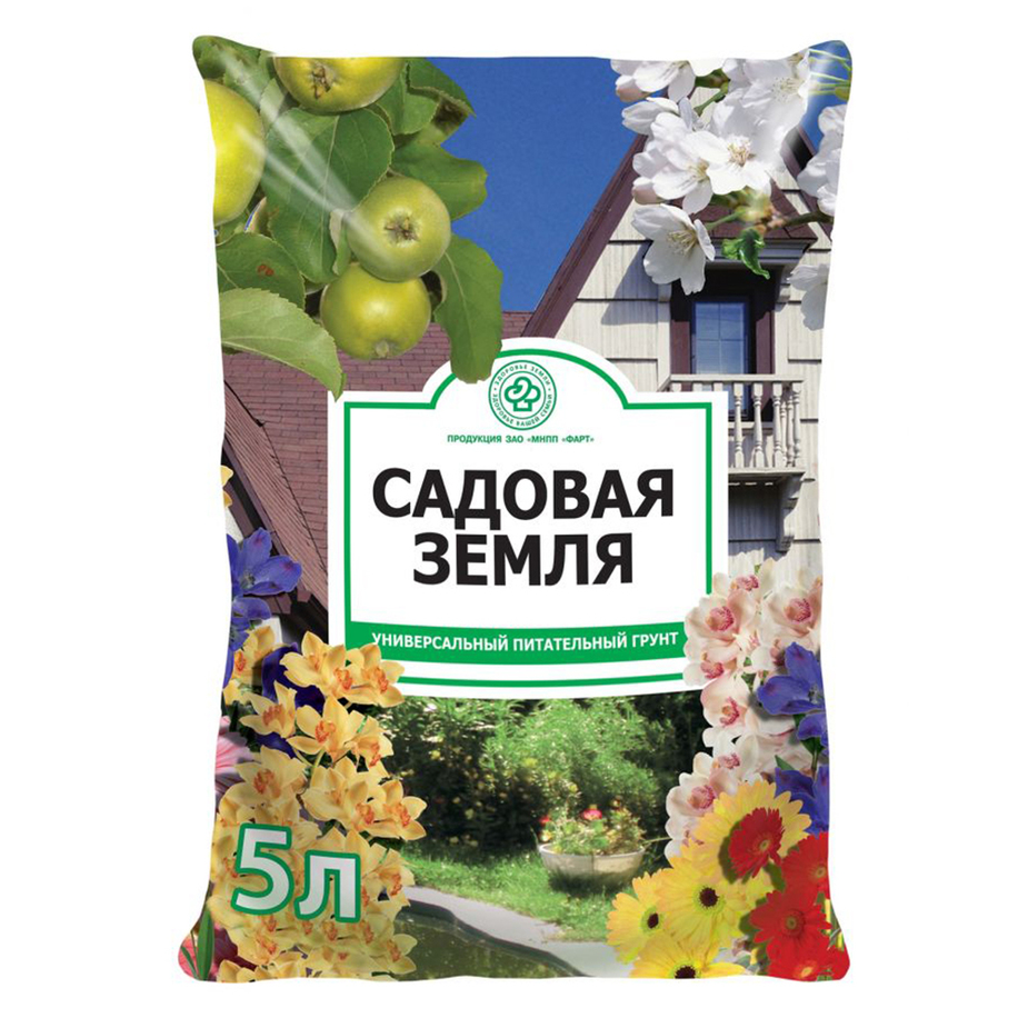 Садовая земля торфяной почвогрунт 5 л — купить в Петровиче в Москве ...