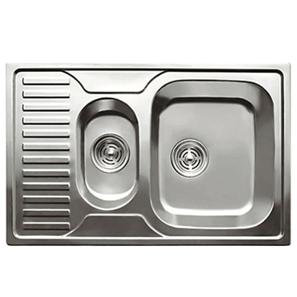 Врезная кухонная мойка Ukinox Favorit fal 577.447-gw8k 57.7х44.7см нержавеющая сталь