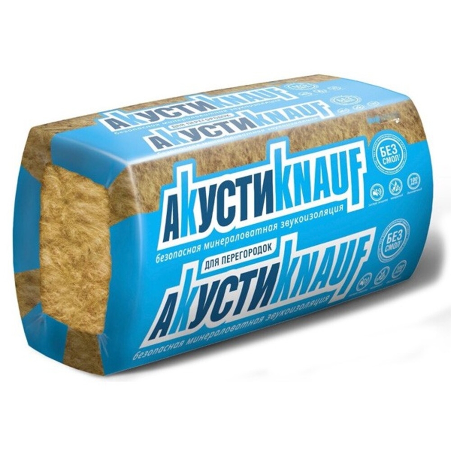 Плита минеральная Тепло Knauf Акустик 1230х610х50 мм (16 шт) — купить в ...