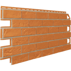 Фасадная панель Vilo Brick со швом 1000х420 мм каштановая