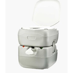 Биотуалет Portable Toilet 4822T 12л/22л поршневая помпа индикатор уровня стоков