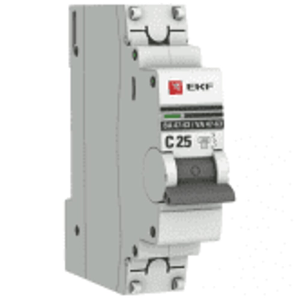 Автоматический выключатель EKF BA 47-63 1P 40A C 4,5кА на DIN-рейку .