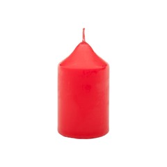 Свеча классическая Antey Candle бочонок 5х10 см 10 ч красная (5070822)