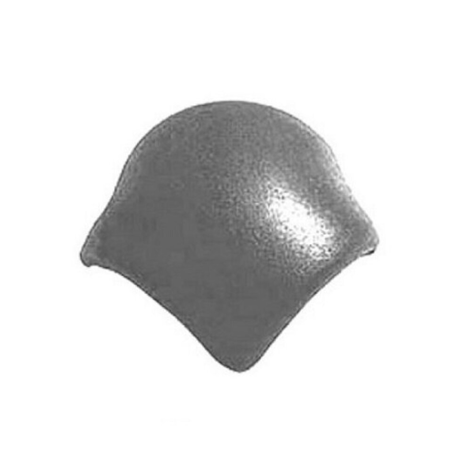 Черепица вальмовая минеральная Браас Франкфурт без зажима серая ...