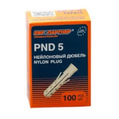Дюбель нейлон PND-5 (5*25) 100 шт