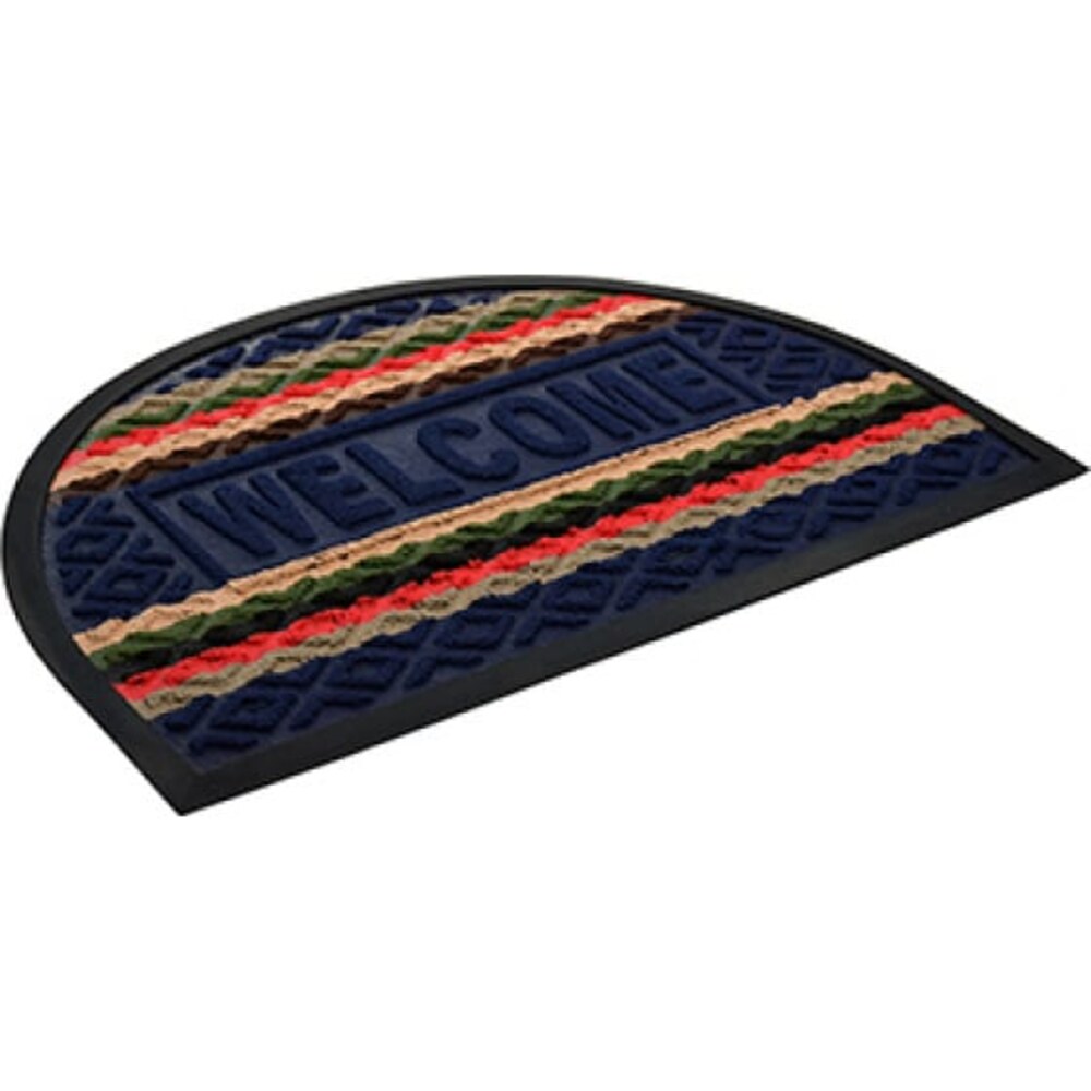 Коврик д вх.дв Vortex Comfort Welcome синий полукруг 40*60 22385 ...