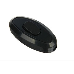 Выключатель кнопочный для светильника UNIVersal IP20 250 В черный (A0106)