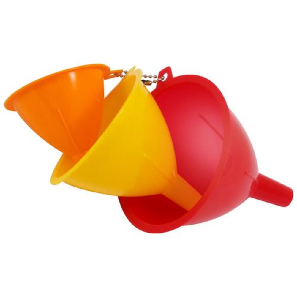 , набор 4 шт. воронка 3д. набор воронок эконом 3шт (d=5. Pressol 02372043 набор воронок пэ 6 шт. 3 воронки.