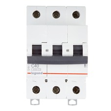 Автоматический выключатель Legrand RX3 (419712) 3P 40А тип С 4,5 кА 400 В на DIN-рейку