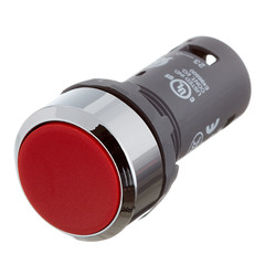 Кнопка ABB CP1-30R-10 (1SFA619100R3011) 300 В 1НО красная без фиксации