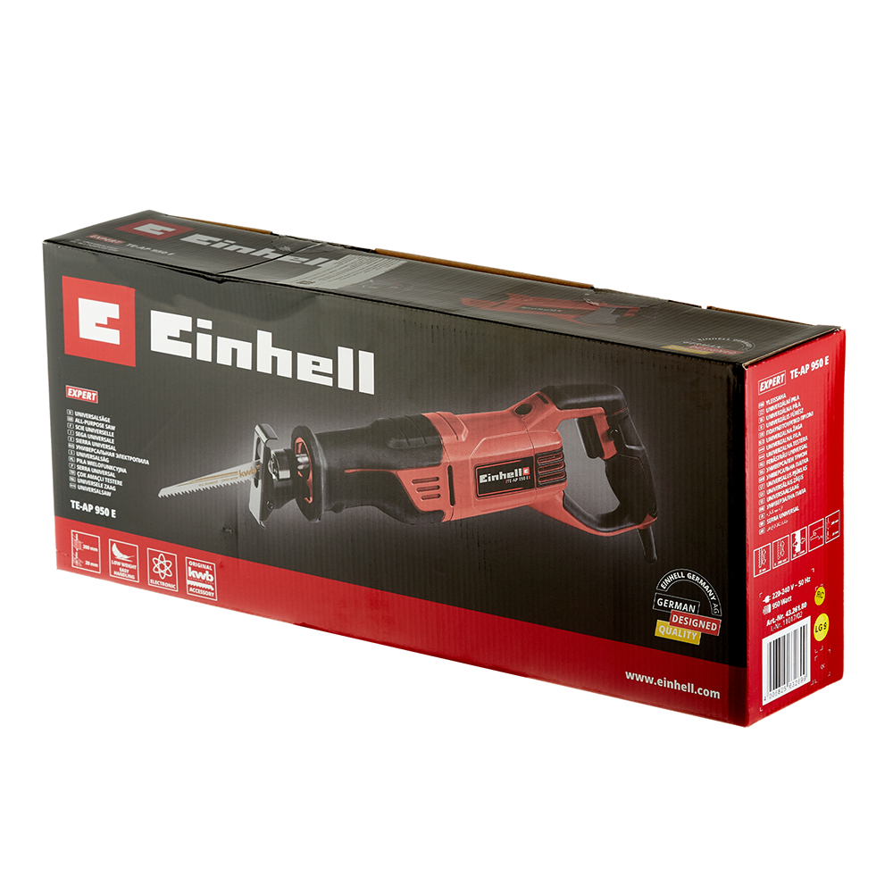 фото Пила сабельная электрическая einhell te-ap 950 e (4326180) 950 вт