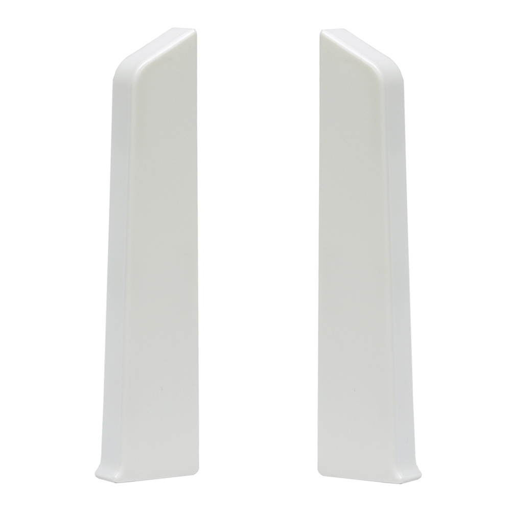 

Заглушка торцевая Wimar Quadro 100 мм белая матовая левая-правая Г-профиль (2 шт.), Белый матовый