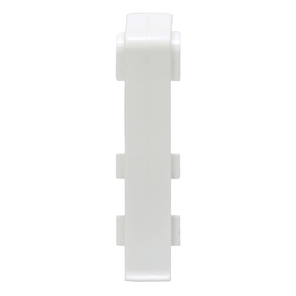 Соединитель Wimar Quadro 100 мм белый матовый Г-профиль (2 шт.) соединитель wimar quadro 100 мм гранит г профиль 2 шт