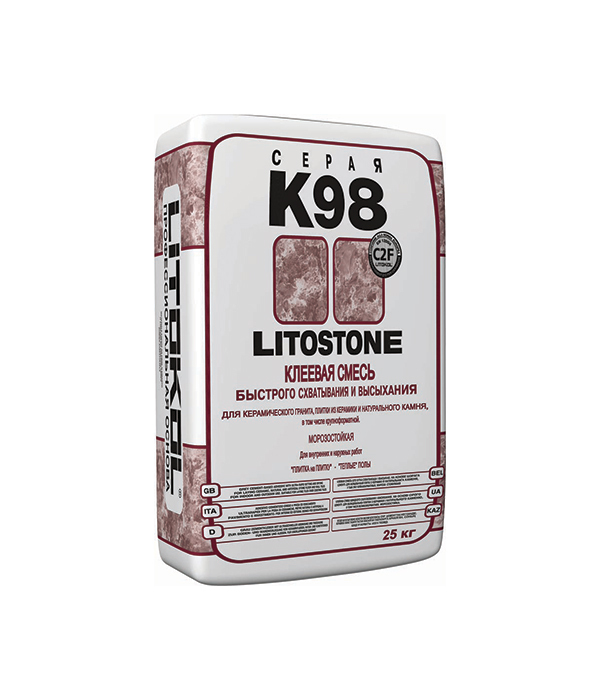 Клей для камня LITOKOL LitoStone K98 быстротвердеющий 25 кг — купить в ...
