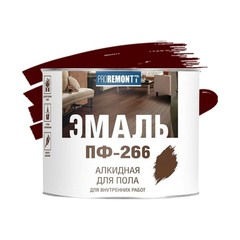 Эмаль ПРОРЕМОНТ ПФ-266 красно-коричневая 2,7 кг
