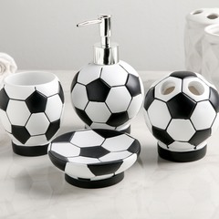 Набор аксессуаров для ванной, 4 предмета "Футбол" 4442480