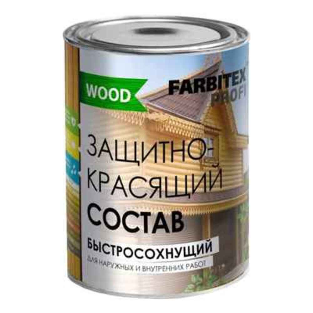 Состав защитно-красящий Farbitex Профи Wood для древесины ...