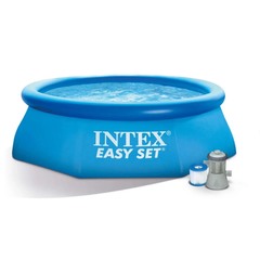 Бассейн надувной Easy Set 244x61см + насос-фильтр 1250л/ч Intex 28108NP