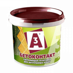 Грунтовка бетоконтакт А3 для внутренних работ 1,3 кг