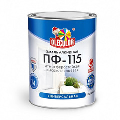 Эмаль Olecolor ПФ-115 морская волна 1,8 кг
