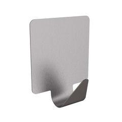 Крючок для ванной Fora одинарный самоклеящийся металл хром (4 шт.)