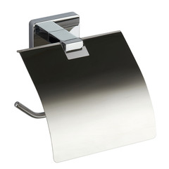 Держатель для туалетной бумаги Fora Style с крышкой металл хром (ST015)