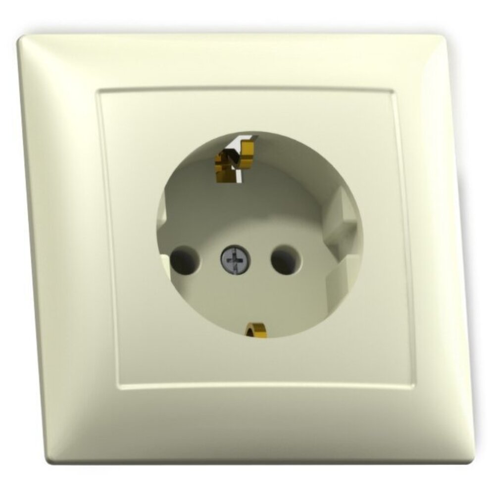 КУНЦЕВО Селена бежевый розетка 1СП РС16-370 с/з — купить в Санкт ...