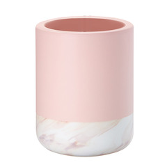 Стакан для ванной Fora Trendy настольный керамика розовый (FOR-TR044)