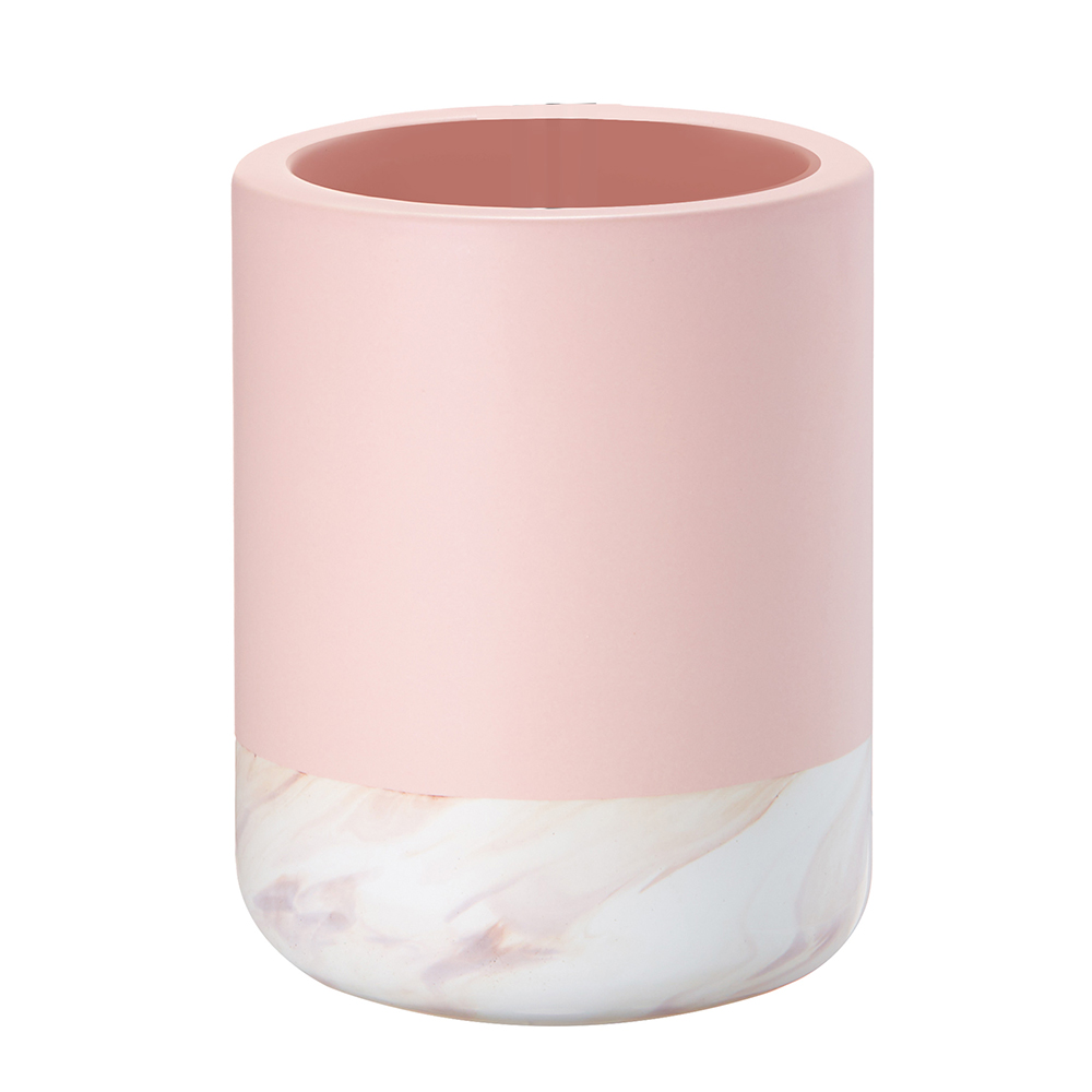 фото Стакан fora trendy for-tr044 настольный керамика розовый