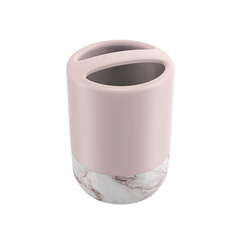 Стакан для ванной Fora Trendy настольный керамика розовый (FOR-TR042)