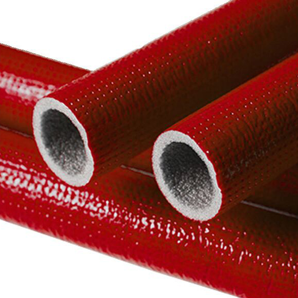 фото Теплоизоляция для труб стенофлекс пэ 18х6х1000 красная (упаковка 10 шт.)
