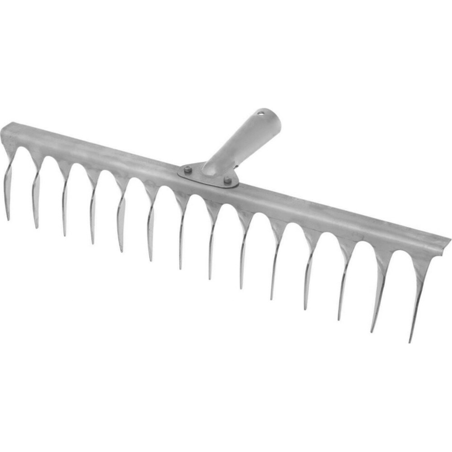 Грабли сварные 14 зубьев с витым зубом нержавейка без черенка — купить ...