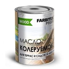 Масло Farbitex Profi Wood для террас и садовой мебели бесцветный 3 л