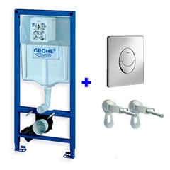 Инсталляция Grohe Rapid SL 3в1 с панелью Skate Cosmopolitan
