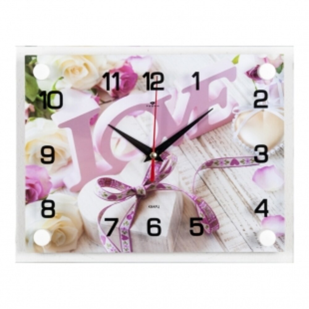 Часы настенные Love 20261014, 21 Век — купить в СанктПетербурге цены