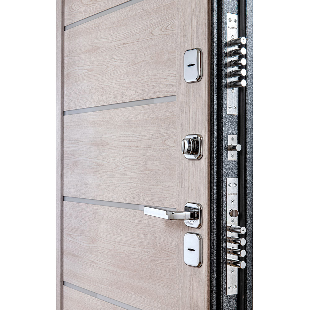 фото Дверь входная с терморазрывом portika porta t2 правая антик серебро - нордик оак 880х2050 мм