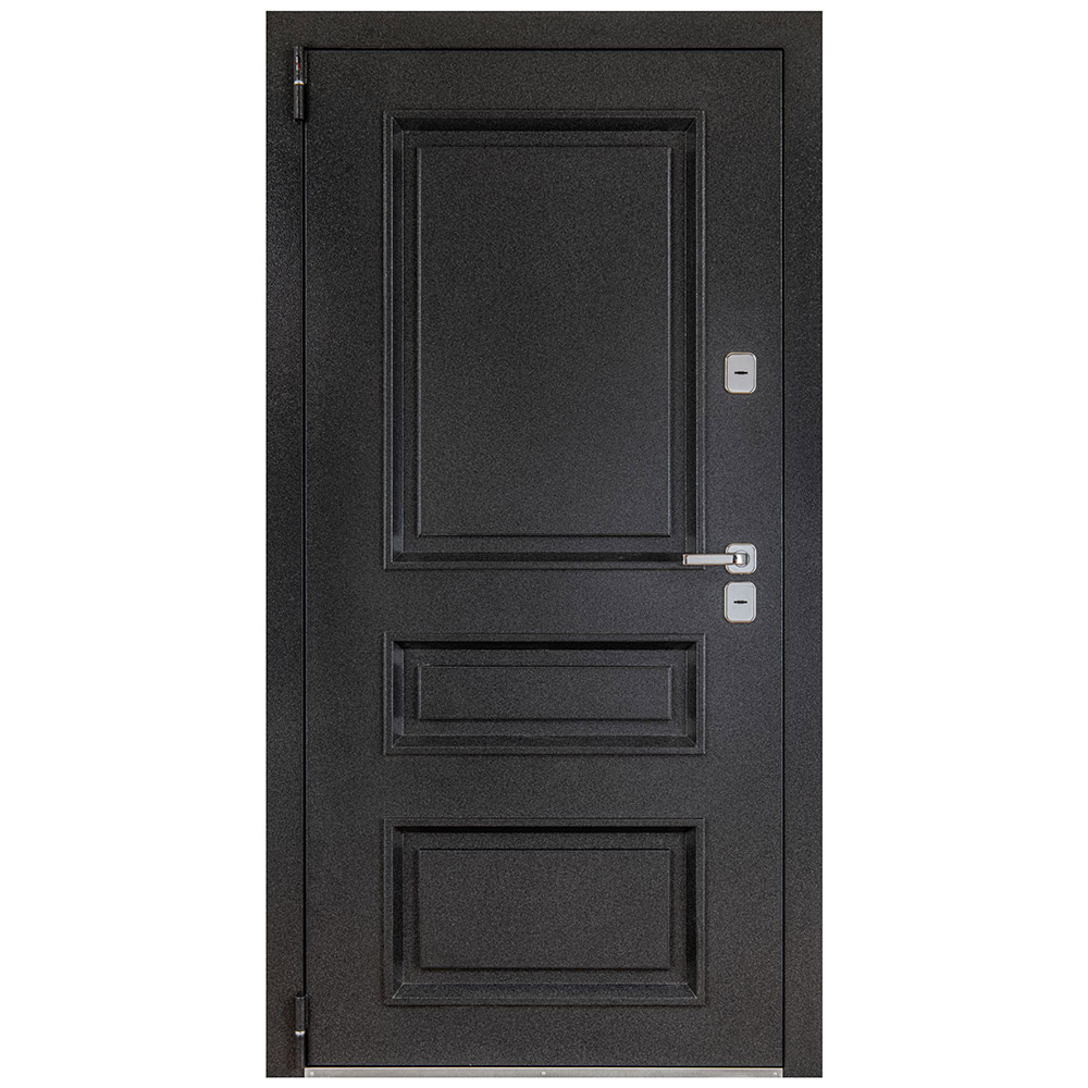 фото Дверь входная с терморазрывом portika porta t4 левая букле графит - аляска 880х2050 мм