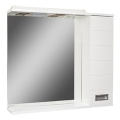 Зеркальный шкаф Домино Cube 650 мм свет правый (DC5007HZ)