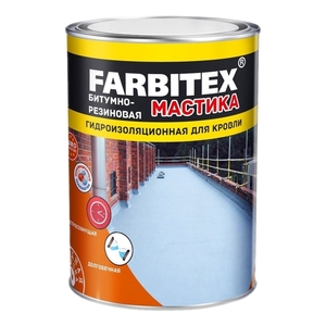 Мастика битумно-резиновая Farbitex для кровли 4кг — купить в Петровиче ...