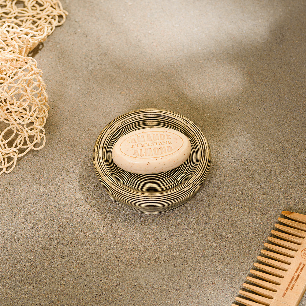 фото Мыльница для ванной verran brushy настольная керамика коричневая (880-02)