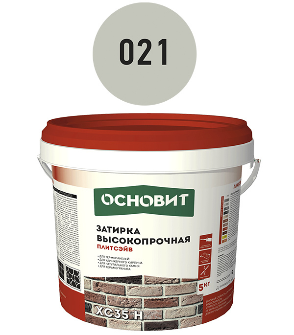 Затирка Основит Плитсэйв XC35 Н 021 светло-серый 5 кг — купить в Москве ...