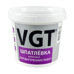 Шпатлевка акриловая VGT 1,7 кг
