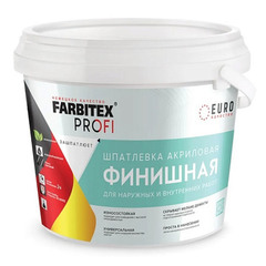 Шпатлевка акриловая Farbitex Profi финишная 3 кг