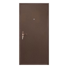 Дверь металлическая VALBERG Б2 ПРОФИ металл/металл антик медный 2036x850мм левая