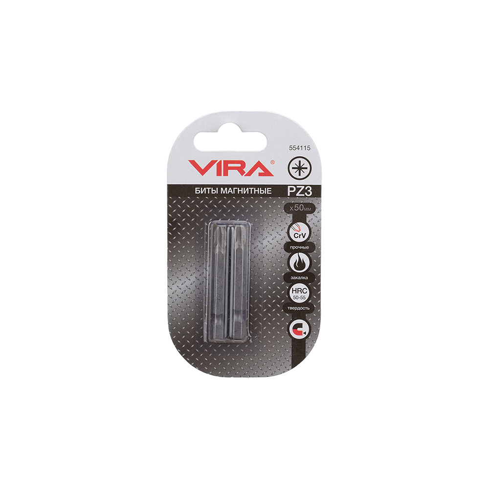 

Бита Vira (554115) PZ3 магнитная 50 мм (2 шт.)