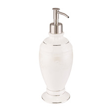 Дозатор для мыла Wess Elegance настольный керамика белый (G87-40)