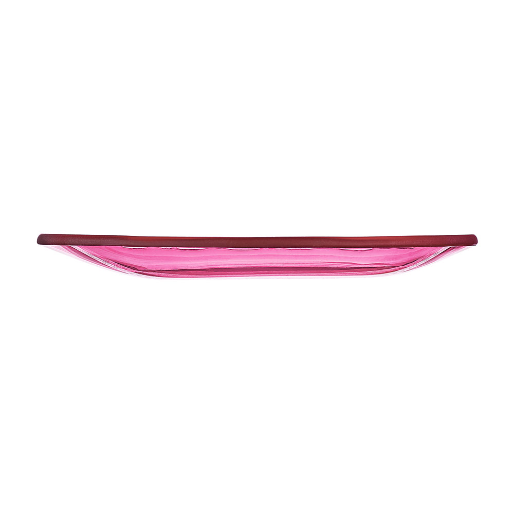 фото Мыльница для ванной moroshka bright colors настольная стекло розовая (917-311-04)
