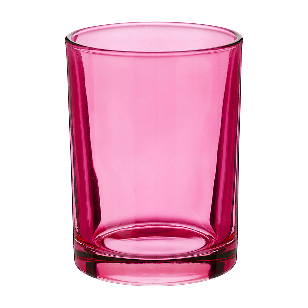 фото Стакан moroshka bright colors настольный стекло розовый